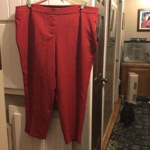 NWT Woman’s drk red 22 plus, note spot in pics.